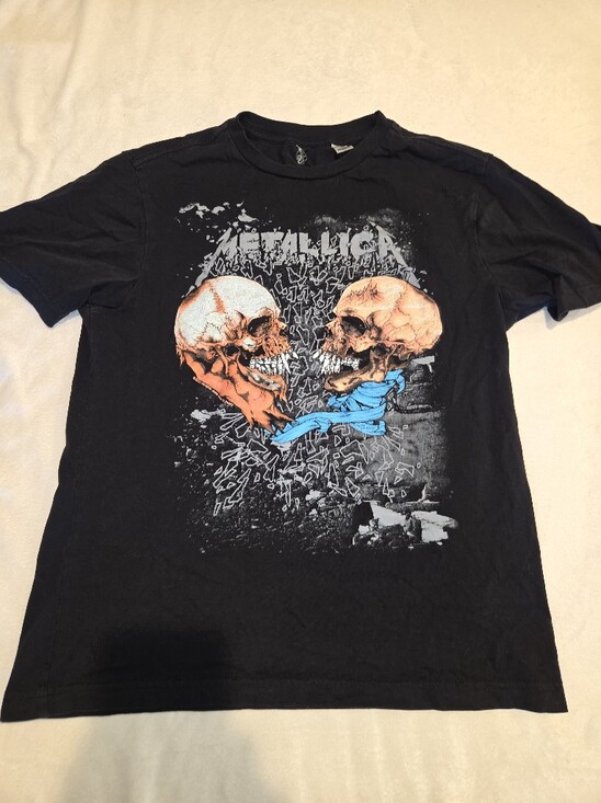 Metallica Other - Metallica Black Short-Sleeve Graphic Tee with Blue Accent Fits Like A Large